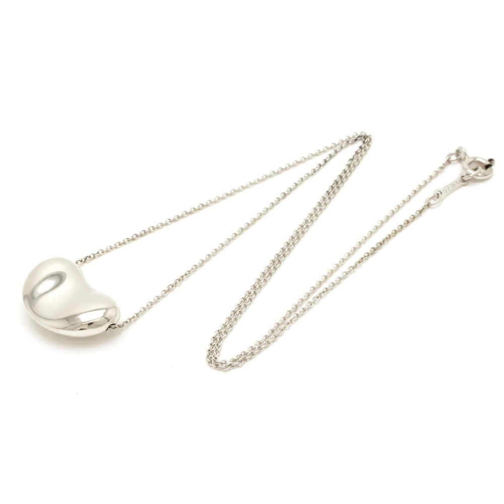 TIFFANYCo Tiffany Elsa Peretti Bean Pendant Necklace Beans Silver